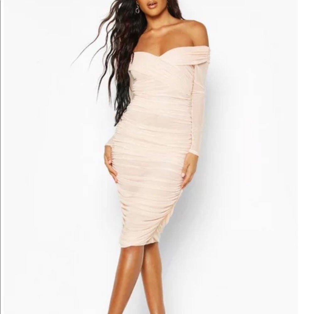 New-Cream/Blush color dress